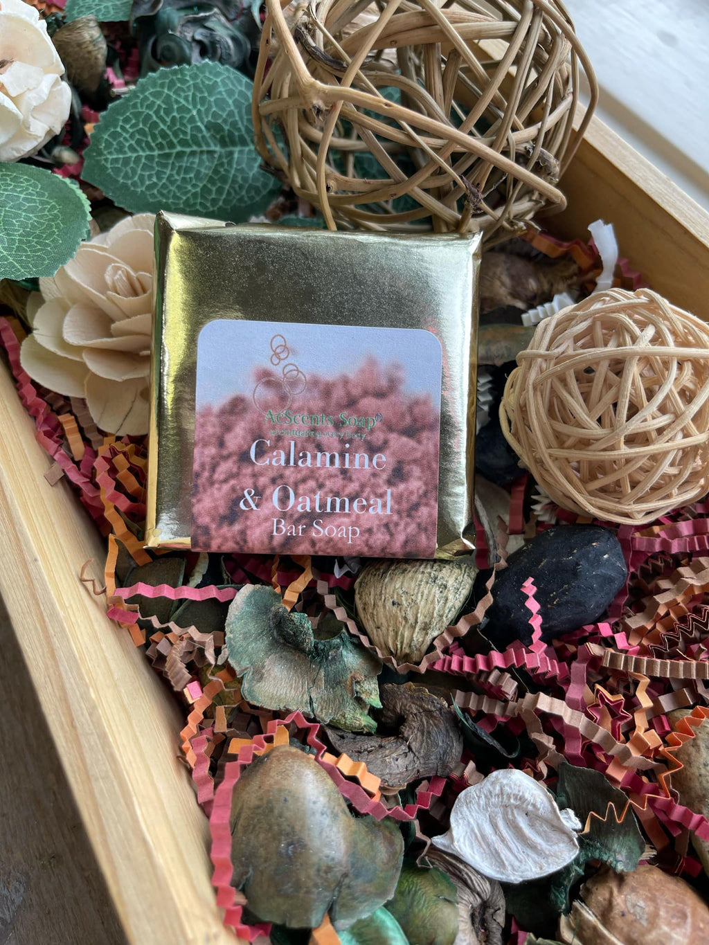 Calamine and Oatmeal Bar Soap
